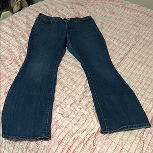 Levi's Dark Blue Flare Jeans